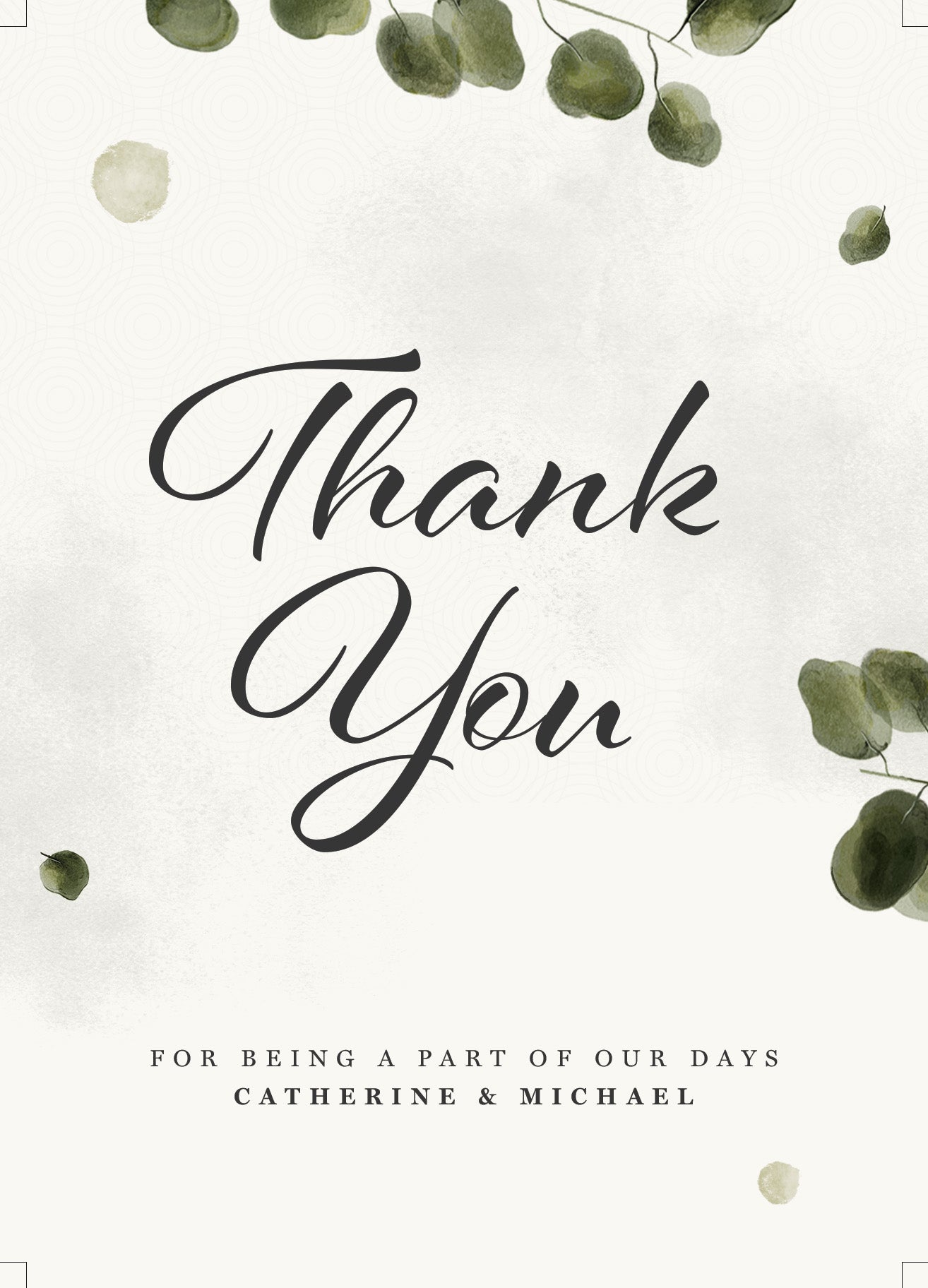 Invitation-Eucalyptus