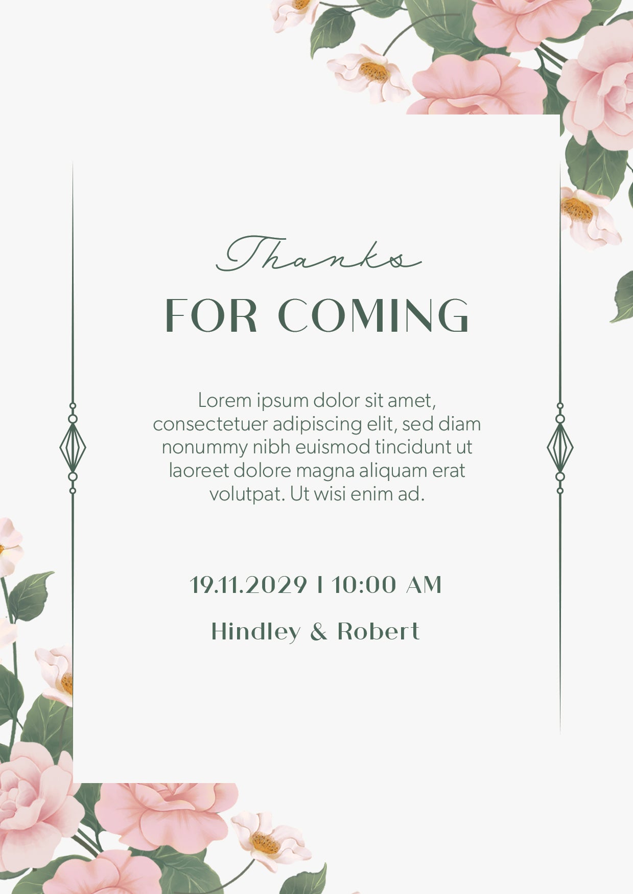 Full Package- Stationary Classic Roses