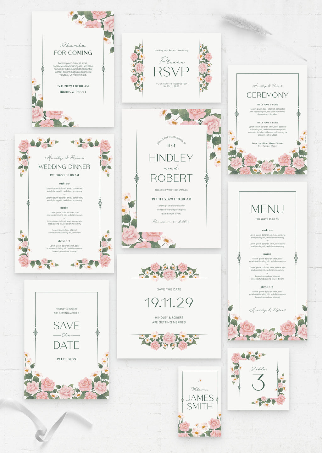 Invitation-Classic Roses