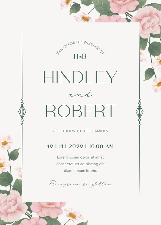 Invitation-Classic Roses
